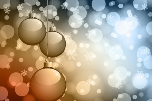 Abstract Bokeh Background Christmas Vector Graphic