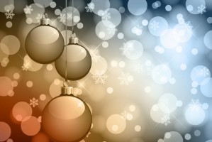 Abstract Bokeh Background Christmas Vector Graphic