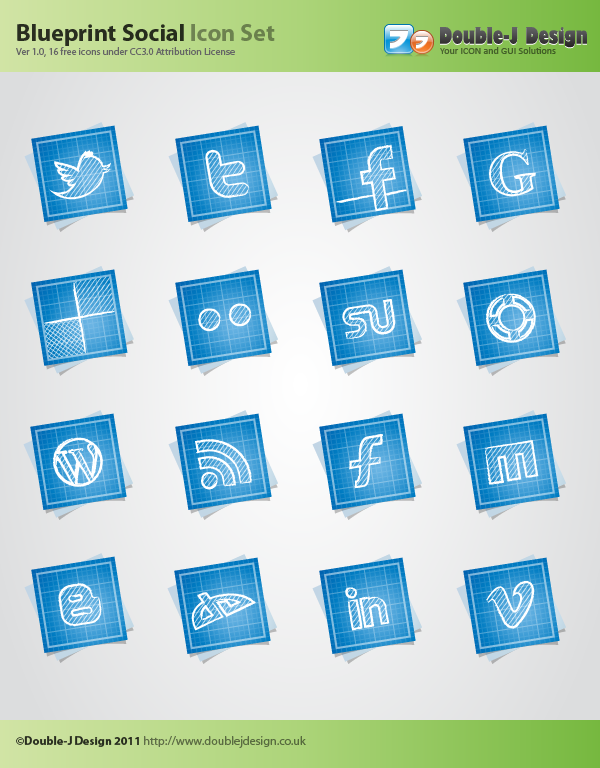 Blueprint Social Icons